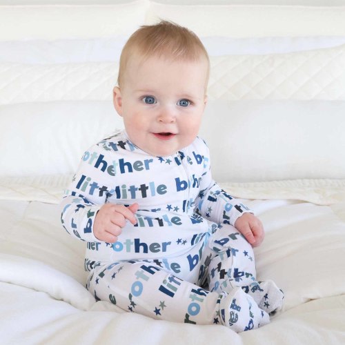 Little Brother Zipper Footie