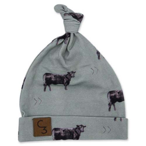 Olive Angus Newborn Baby Hat – Cowkid Clothing Company