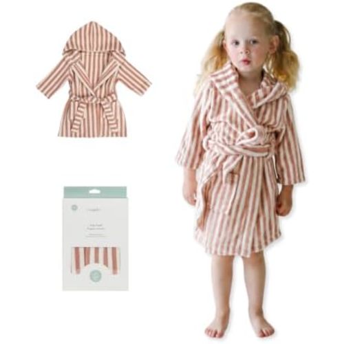 snuggle me Organic Premium Toddler Bathrobe, 2-4 Years
