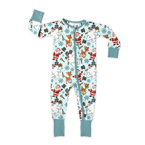 Frosty Friends Zipper Sleeper **PreOrder** – Six Southern Babes