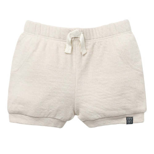 Baby Neutral Beige Cuffed Shorts