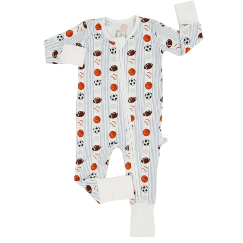 Boys Sports Double Zipper Romper – Hamner Hill