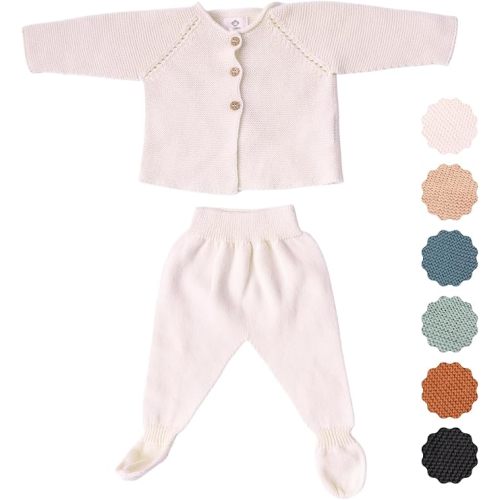 Micu Micu Newborn Baby First Set Newborn Infant First Set Newborn Baby Clothes 100% Organic Cotton Seamless 2 Piece : Amazon.es: Fashion