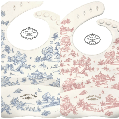 Storyland Toile Silicone Bib