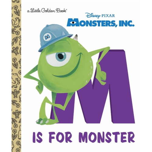 Little Golden Book Monsters, Inc.: M Is for Monster, (Hardcover)