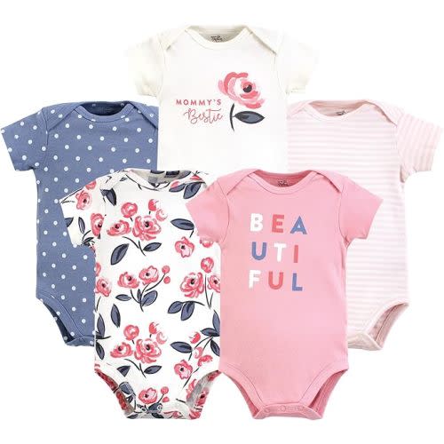 Touched by Nature Unisex Baby Organic Cotton Bodysuits
