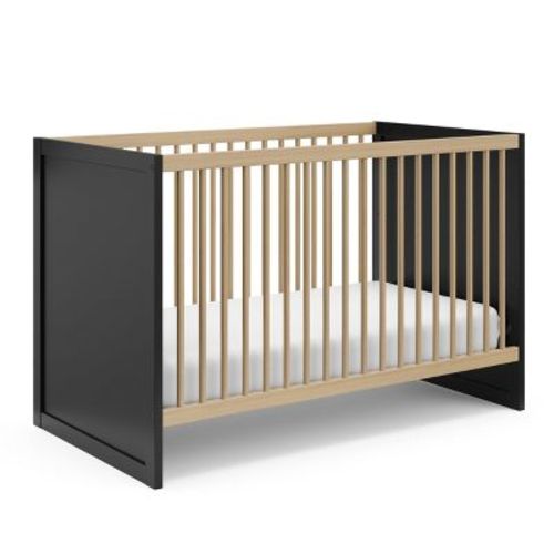 Storkcraft Calabasas 3-in-1 Convertible Crib Black/Driftwood