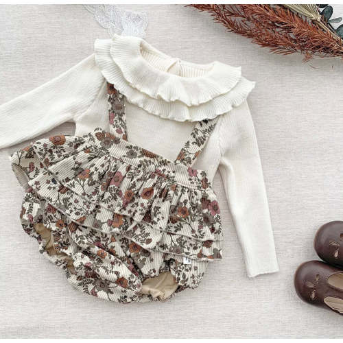 2pcs Zoe Knit Suspenders Set