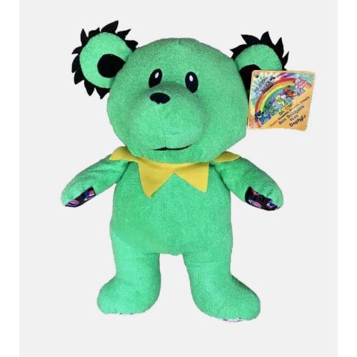 daphyls Grateful Dead Dancing Bear Full Size 22 inch Extra hugable Engagement Plush with Squeaker, Rattle, and Crinkle Officially Licensed Safe for All Ages