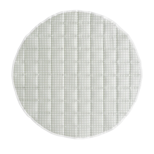 Picnic Gingham Play Mat in Green | Over The Moon