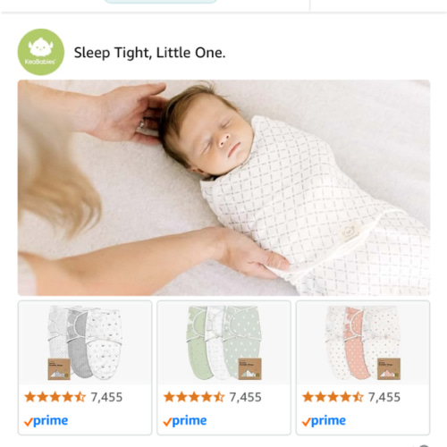 Amazon.com : 3-Pack Organic Baby Swaddle Sleep Sacks - Swaddles for Newborns, Infant 0-3 Months,