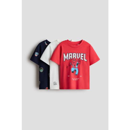 3-PACK PRINTED T-SHIRTS