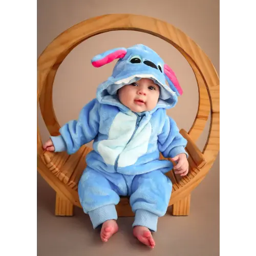 Baby Stitch Onesie | Fluffy jumpsuit