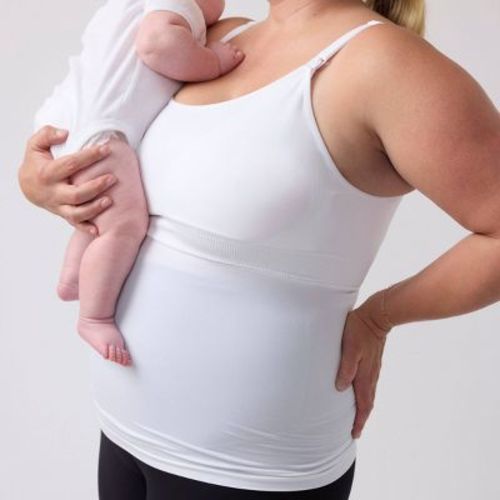 Ingrid & Isabel Everyday Maternity Pumping & Nursing Cami - White M