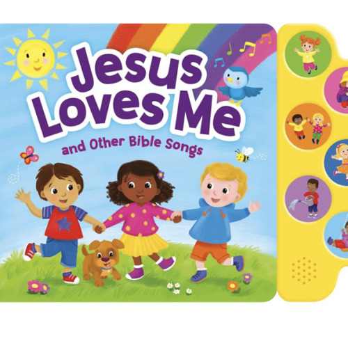 Jesus Loves Me & Other Bible Songs – Interactive Sound Book for Toddlers | Christian Baby Book with 6 Faith-Based Songs, Lyrics & Music | Baptism Gift, Bible Story Time Sing-along for Boys and Girls