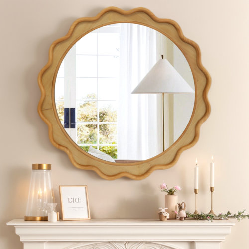 Winston Porter Shanice 30'' Wood Frame Wall Mirror & Reviews | Wayfair