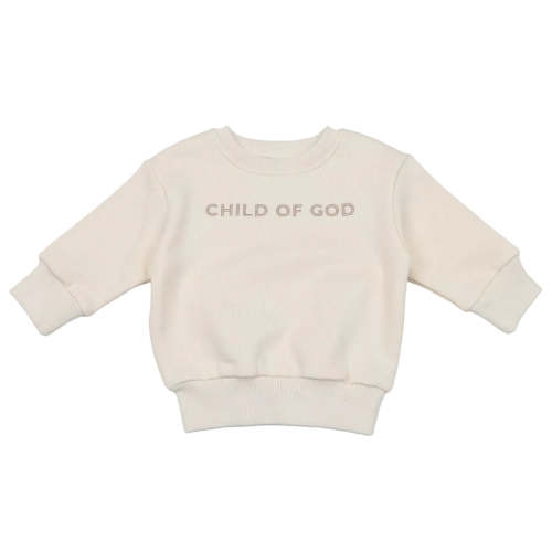 Organic Baby Crewneck Sweatshirt – Child of God Embroidered -- YAH KINGDOM WEAR