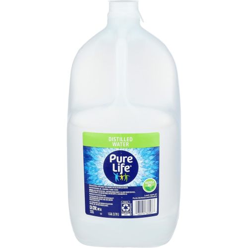 Pure Life Distilled Water, 1-Gallon, Plastic Bottled Water (1 Pack), Front Handle