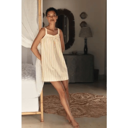 Zest Coastline Seersucker Alice Nightgown | L