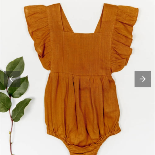 Vera Linen Romper – Laney + Sy