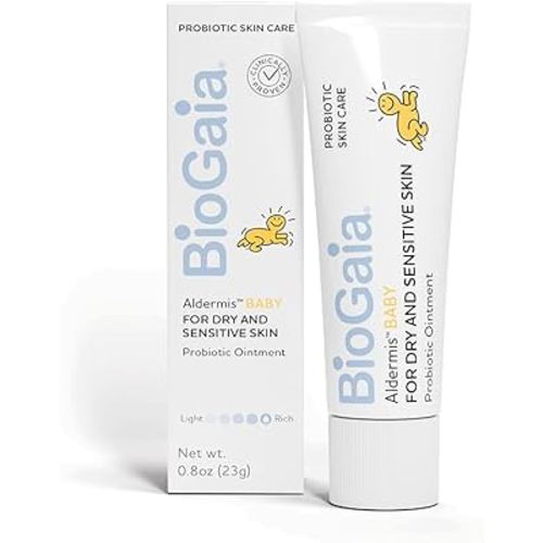 BioGaia Baby Probiotic Ointment | Soothes & Hydrates Dry, Irritated & Sensitive Skin | Use It From Head to Toe | Formulated With Plant-Based Oils & Probiotics | Steroid Free & Microbiome-Friendly