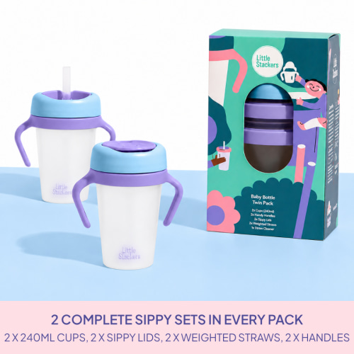 Weighted Straw Sippy Cup Two Pack