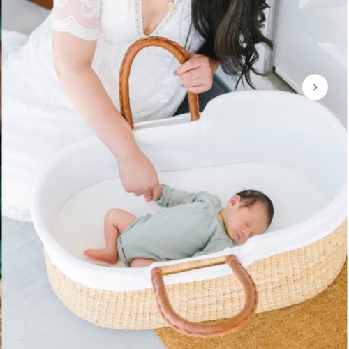 Signature Bilia Bassinet: Natural – Design Dua.