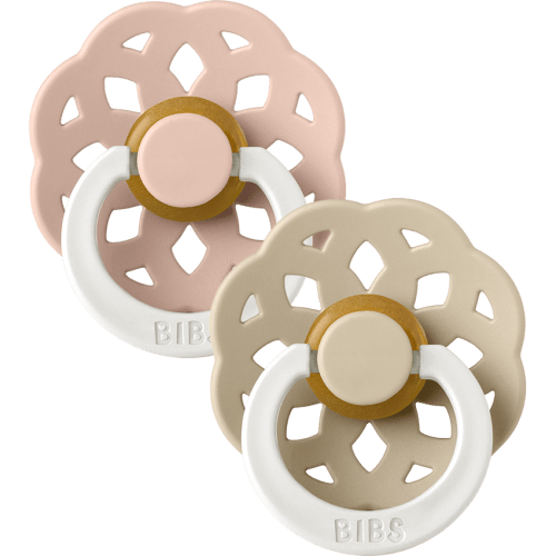 BIBS Boheme GLOW 2-Pack | Blush/Vanilla
