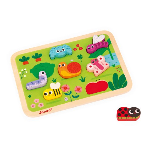 Janod - Chunky Puzzle: Garden