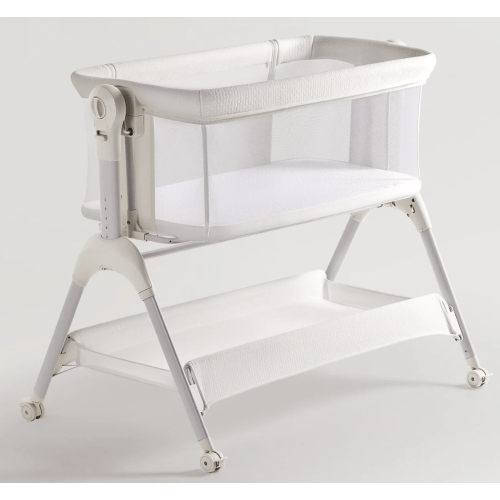 HARPPA Cuddly Sway | 3-in-1 Rocking Baby Bassinet & Bedside Sleeper with Anti-Reflux Mattress for Newborns | Attaches to Bed, Adjustable Height, Tool-Free Setup, Portable Wheels, CPSC Certified, Gentle Rocking Motion | Ideal for Infants, Safe Co-Sleeping
