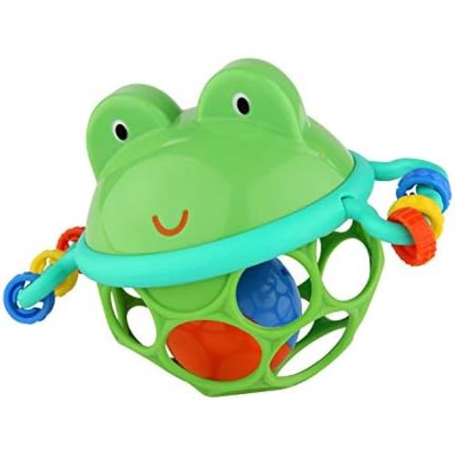 Bright Starts Oball Musical Toy, Jingle & Shake Pal, BPA-Free Easy-Grasp Baby Rattle Toy, Ages Newborn+