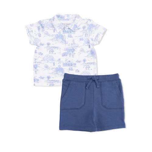 Polo Shirt & Everyday Short Set, Golf Toile
