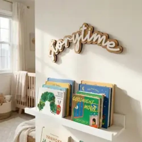 Storytime Wood Sign, Library Sign, Book Corner, Book Nook Sign, Childrens Room Decor, Nursery Wall Art, Hanging Plaque, Wooden Decor, Home Decor Products, Decorative Wall Sign, Home Decor Gifts - TikTok Shop