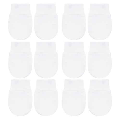 toresper No Scratch Baby Mittens Newborn Infant Toddler Mittens Soft Elastic Wrist Gloves Mitten for 0-6 Months Boys Girls