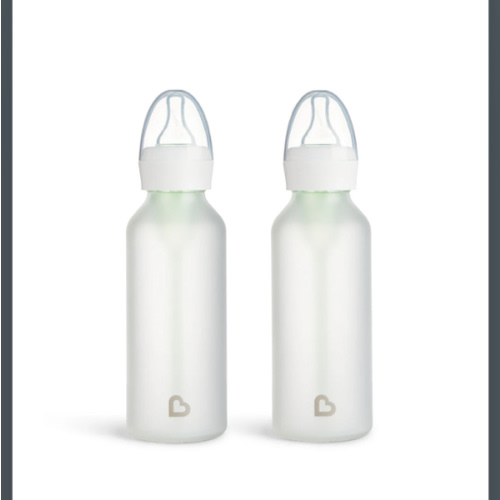 Bond® Silicone Glass Bottle 4oz or 8oz, 2pk | Munchkin