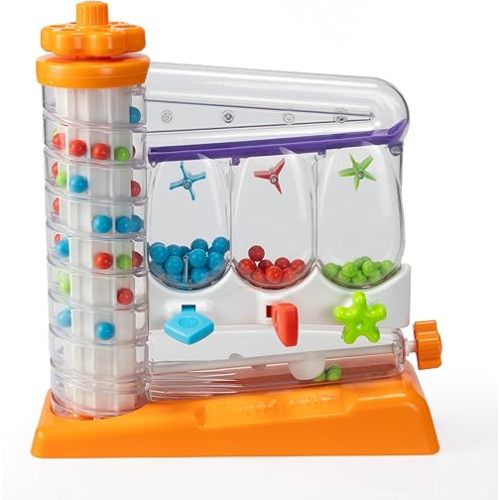 Fat Brain Toys SortAgain, Sensory Marble Run Toy with Magical Self-Sorting Feature, Engaging Fine-Motor Fun for Ages 2+