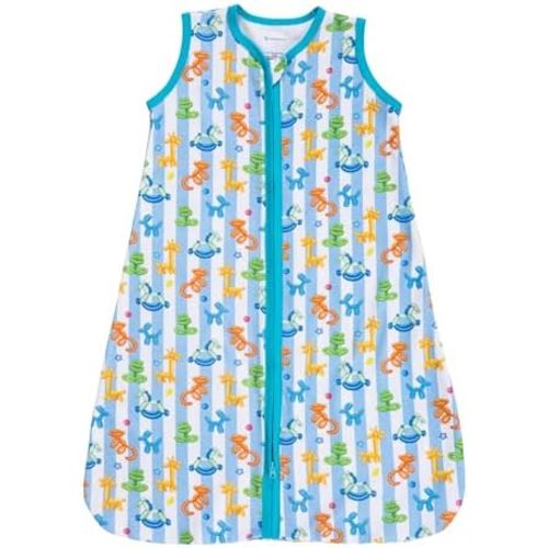 LollyBanks Sleep Sack, 100% Cotton Neutral Baby Sacks, 0.5 TOG Sleep Sacks Lightweight with 2-Way Zipper