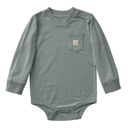 Kids' Long Sleeve Pocket Bodysuit (Baby) | Carhartt