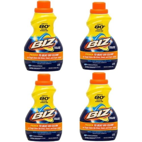 Biz Stain and Odor Eliminator 50 Ounce (4 pack)