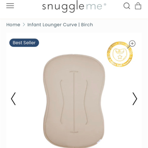 Infant Lounger Curve | Birch