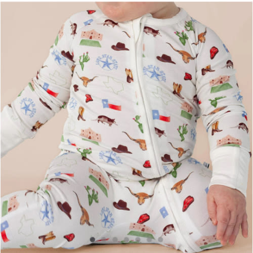 Tiny Texan Zippy Romper – Nest and Moon
