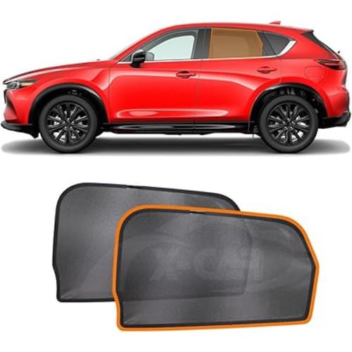 X-CAR Rear Window Sun Shades for Mazda CX-5 CX5 2017-2025 Car Sun Blind Mesh
