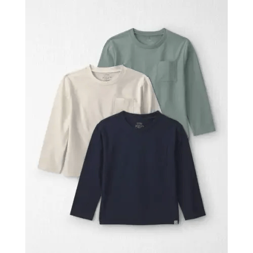 Toddler Boy 3-Pack Organic Cotton Pocket Tees - Little Planet | Carter's
