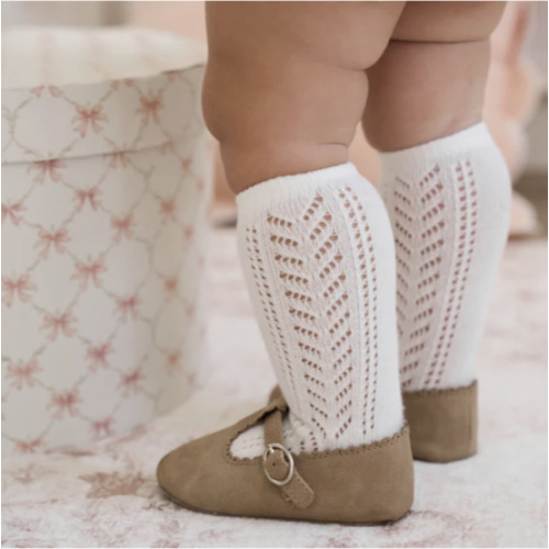 Pointelle Knee Sock Set - 3PK – Elegant Baby