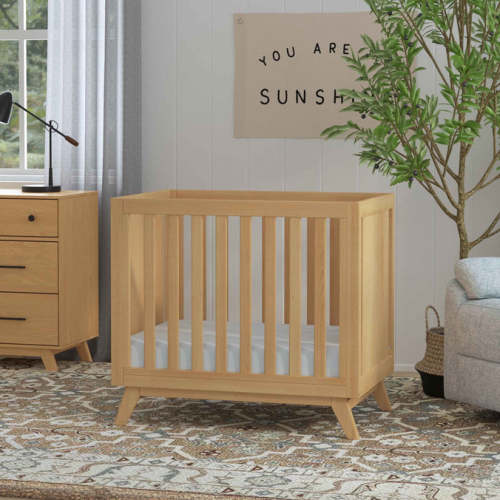 DaVinci Otto 3-in-1 Convertible Mini Crib with 4" Mattress – DaVinci Baby