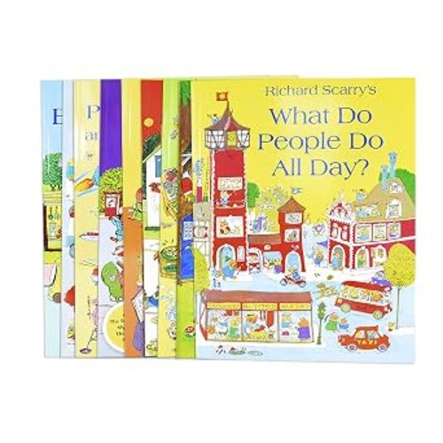 Richard Scarrys Best Collection Ever! 10 books collection. What do people do all day?... and other stories.
