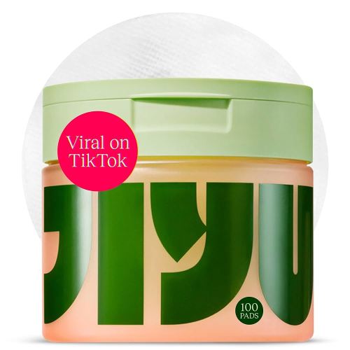 JiYu Toning Polish Pads - Korean Skincare for Dark Spots, Wrinkles & Dull Skin - Hydrating Facial Treatment with Snail Mucin, Niacinamide, Peptides & Centella - 100 Count