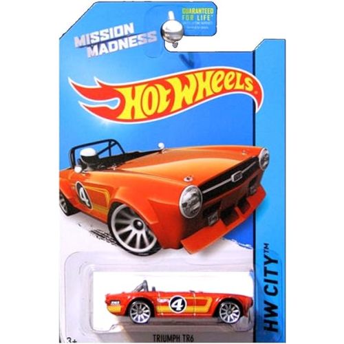 Hot wheels Mission Madness Triumph TR6 RARE special scavenger hunt edition vehicle 4/4 hw city 2014