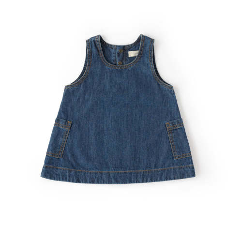 Denim Shift Dress - Vintage Wash