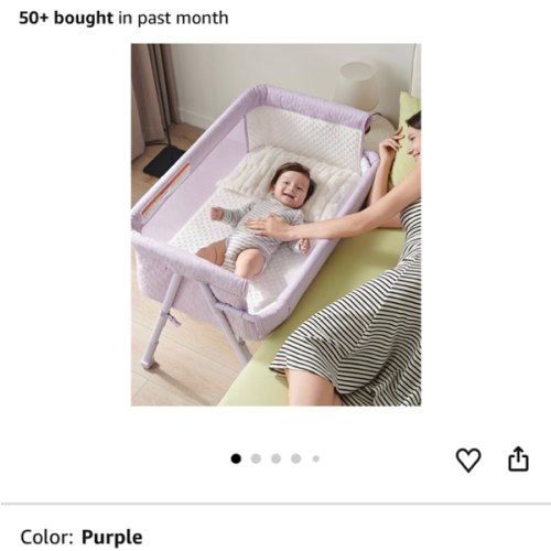 Amazon.com : bassinet purple